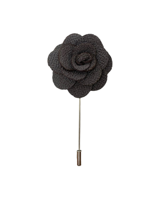 Boutonniere Camelia Tela Gris