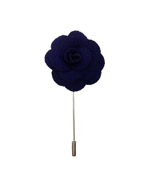 Boutonniere Camelia Tela Morado