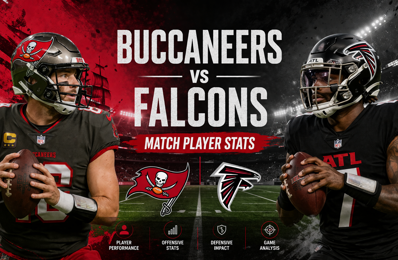 Tampa Bay Buccaneers vs Atlanta Falcons Match Player Stats
