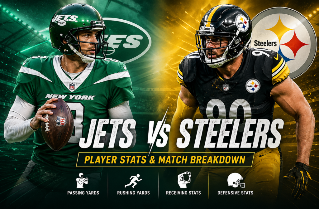 New York Jets vs Steelers Match Player Stats