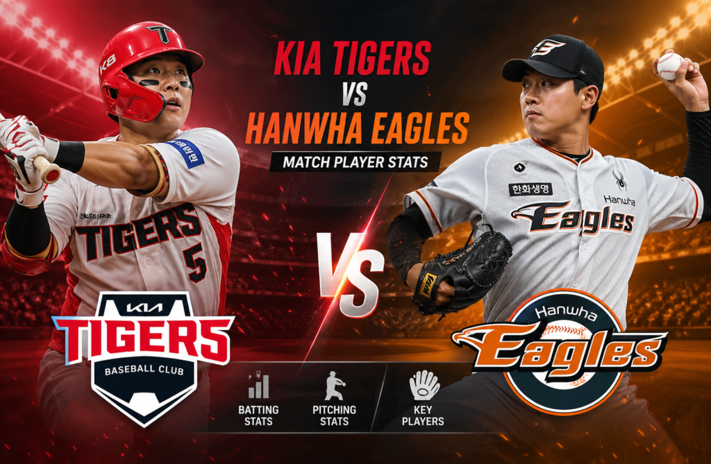 KIA Tigers vs Hanwha Eagles Match Player Stats