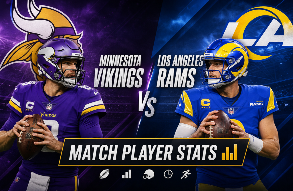 Minnesota Vikings vs Los Angeles Rams Match Player Stats